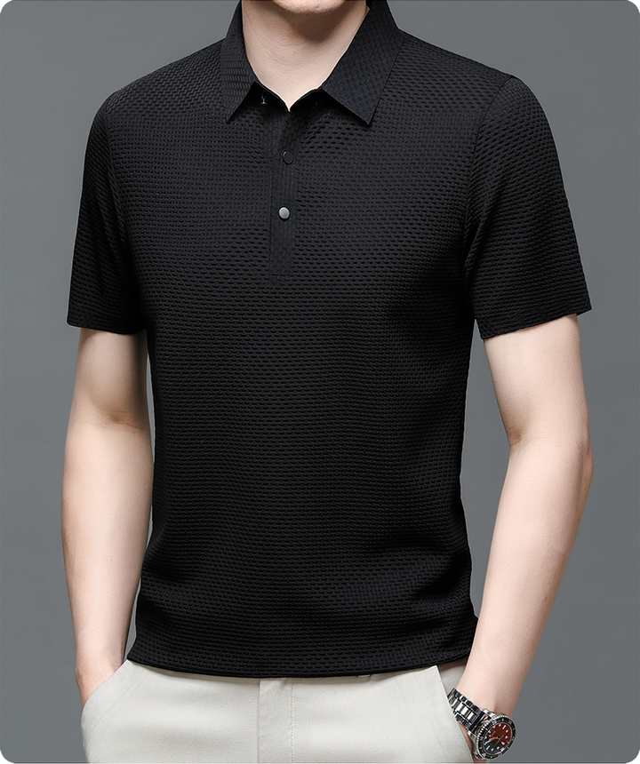 Matthieu | Polo Texturé à Boutons