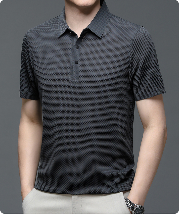 Matthieu | Polo Texturé à Boutons