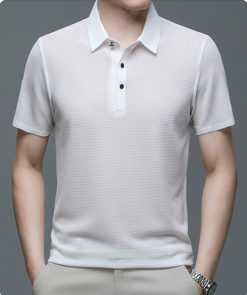 Matthieu | Polo Texturé à Boutons