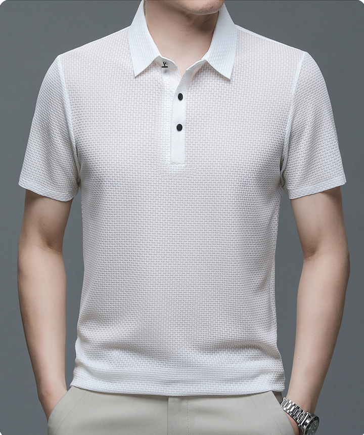 Matthieu | Polo Texturé à Boutons