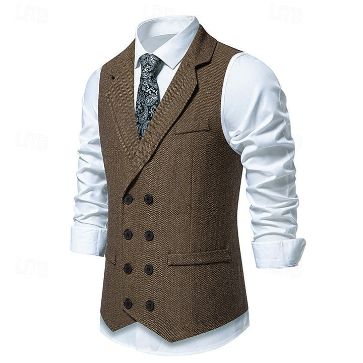 Ambroise | Gilet Croisé Raffiné