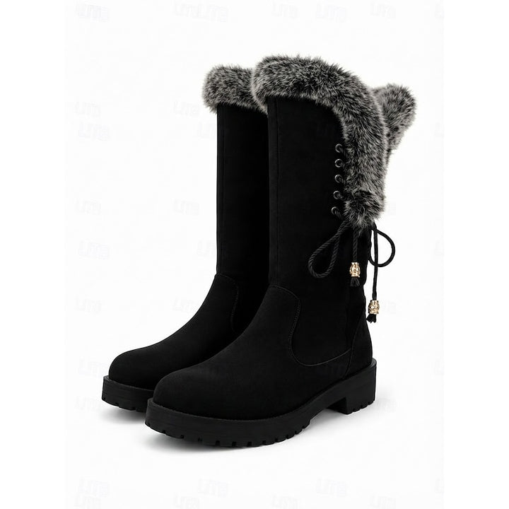 Ondine | Bottes Hautes d'Hiver Fourrées