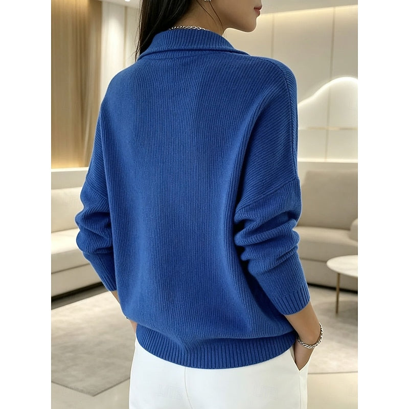 Camille | Pull Col Montant Zippé
