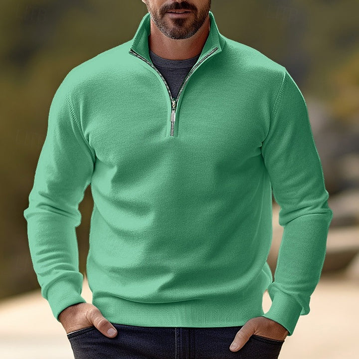 Antonin | Pull Col Montant Zippé