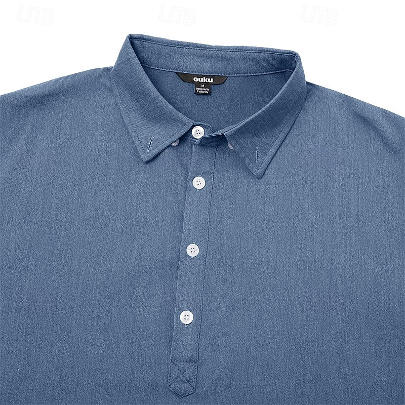 Florian | Chemise Décontractée à Col Boutonné