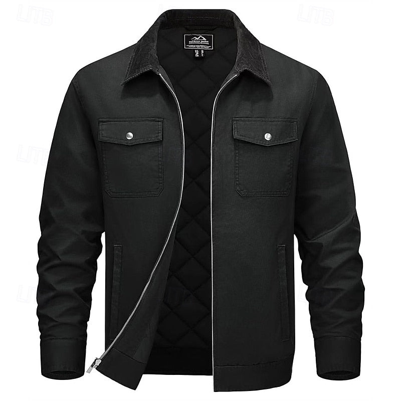 Gilbert | Veste Décontractée à Col Contrasté