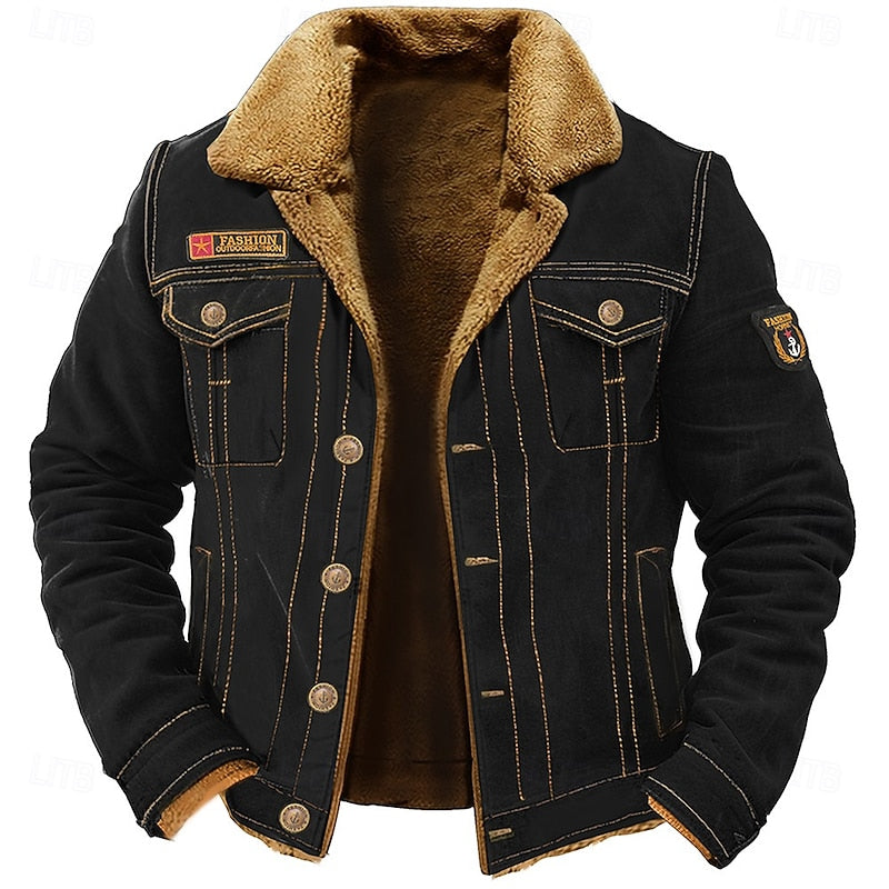 Ambroise | Veste d'Hiver à Col Doublé