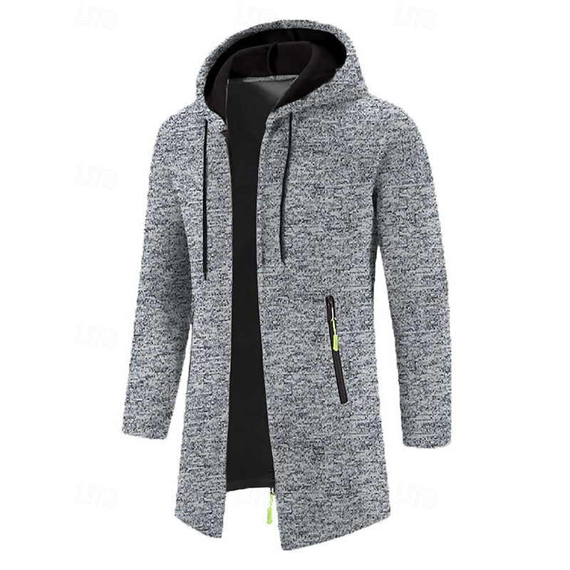 Anatole | Manteau Long à Capuche