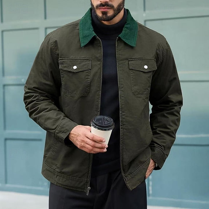 Gilbert | Veste Décontractée à Col Contrasté