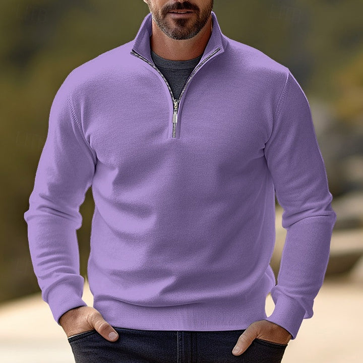 Antonin | Pull Col Montant Zippé