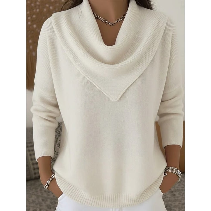 Astrid | Pull Élégant à Col Bénitier