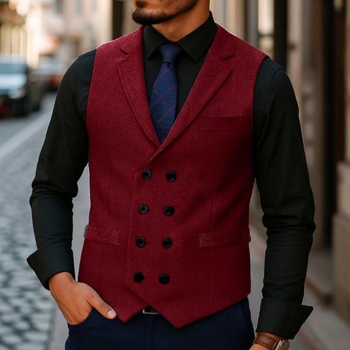 Ambroise | Gilet Croisé Raffiné