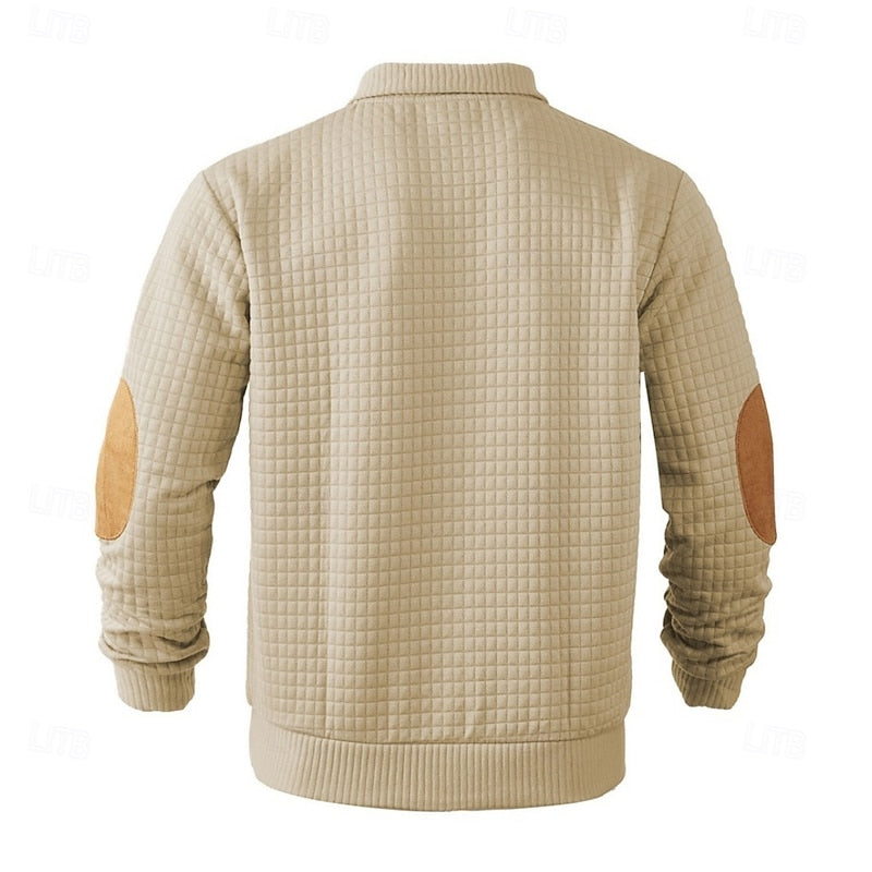 Gérald | Sweat Col Montant Texturé