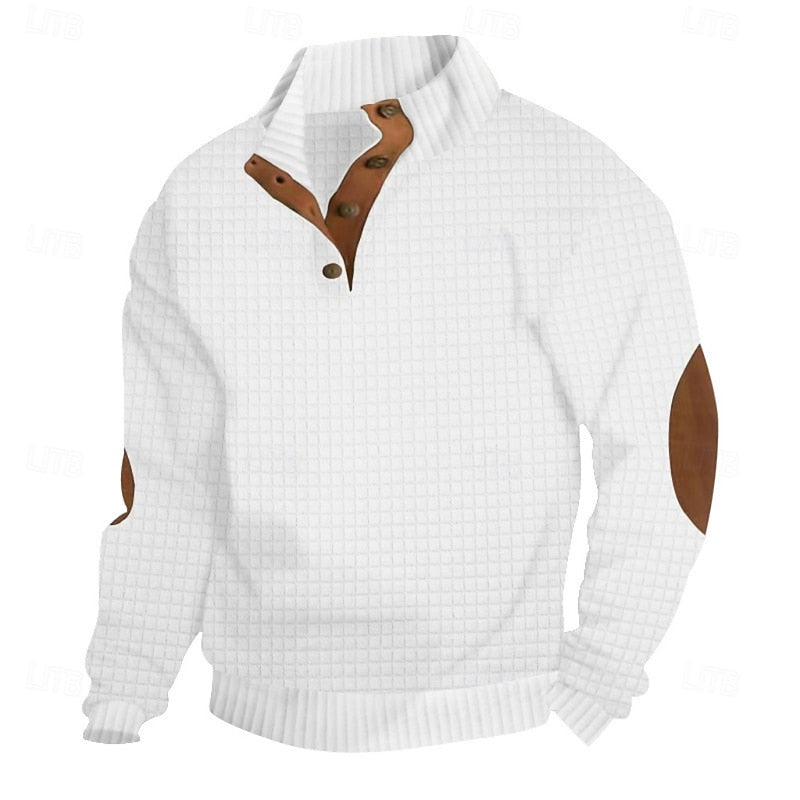 Gérald | Sweat Col Montant Texturé