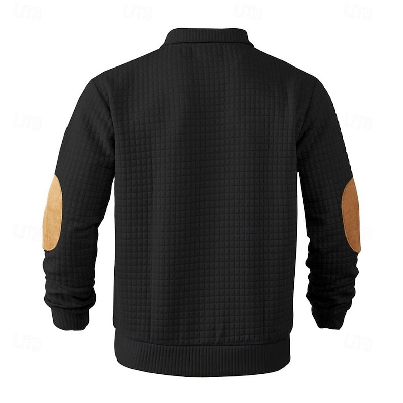 Gérald | Sweat Col Montant Texturé