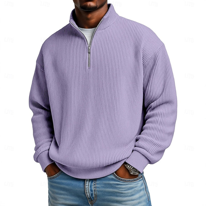 Émeric | Pull Col Zippé Texturé