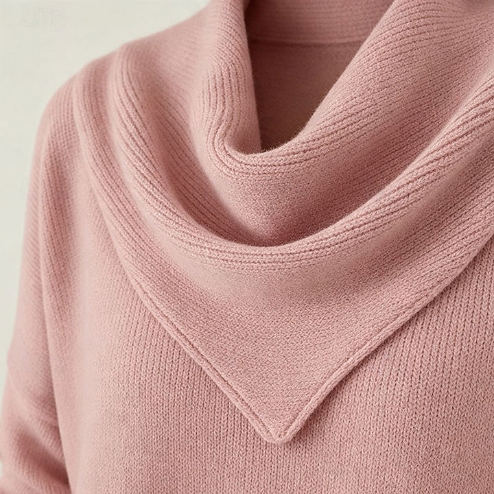 Astrid | Pull Élégant à Col Bénitier