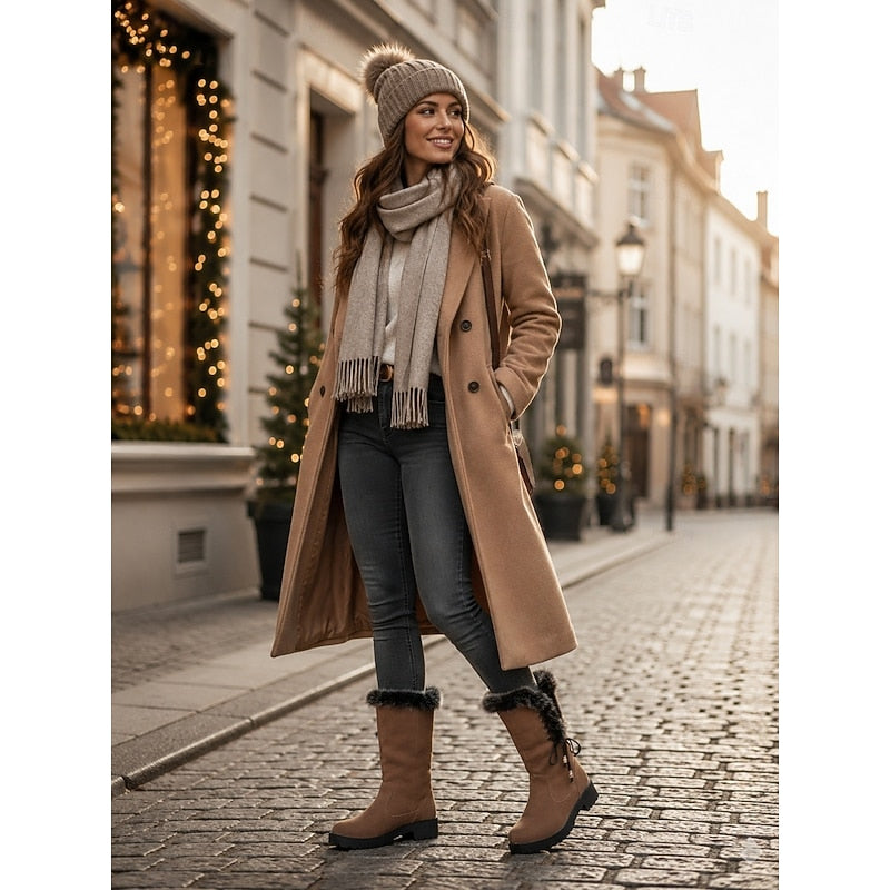 Ondine | Bottes Hautes d'Hiver Fourrées