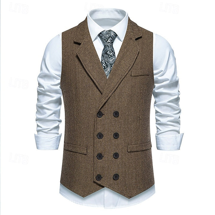 Ambroise | Gilet Croisé Raffiné