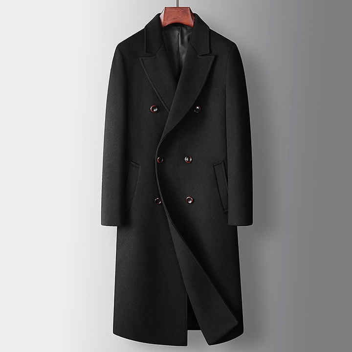 Séverin | Manteau Long Élégant Croisé
