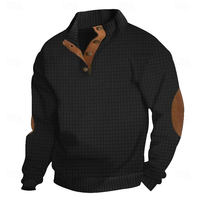 Gérald | Sweat Col Montant Texturé