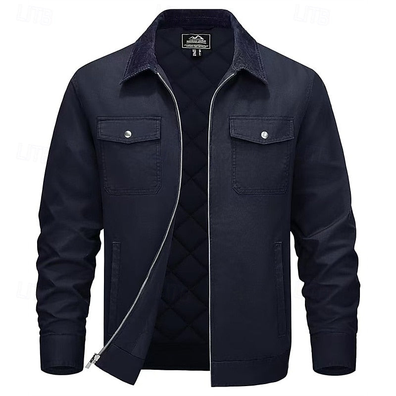 Gilbert | Veste Décontractée à Col Contrasté