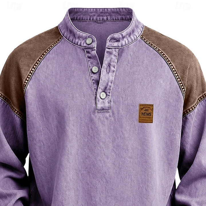 Émilien | Henley Vintage à Manches Raglan