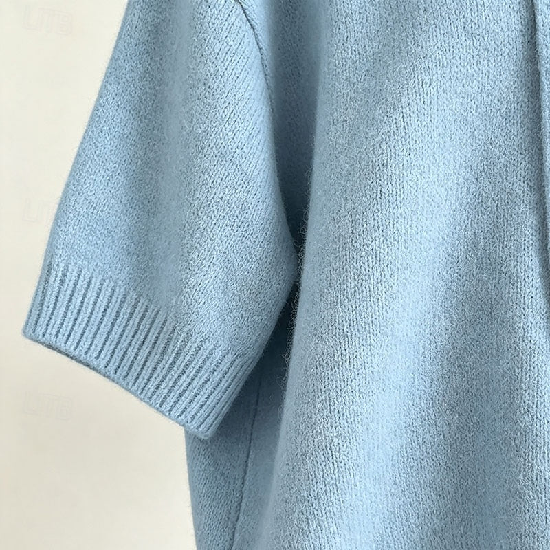 Agathe | Pull à Capuche Boutonné Décontracté
