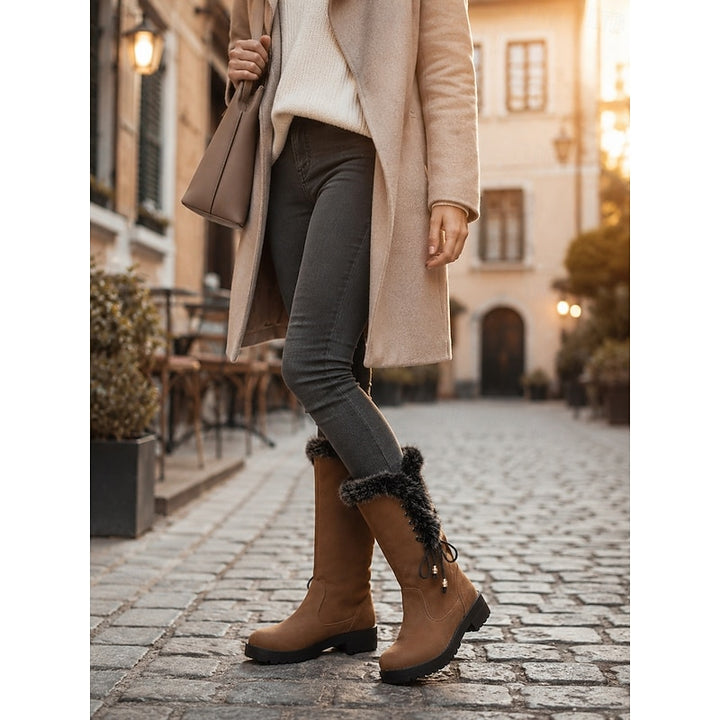 Ondine | Bottes Hautes d'Hiver Fourrées