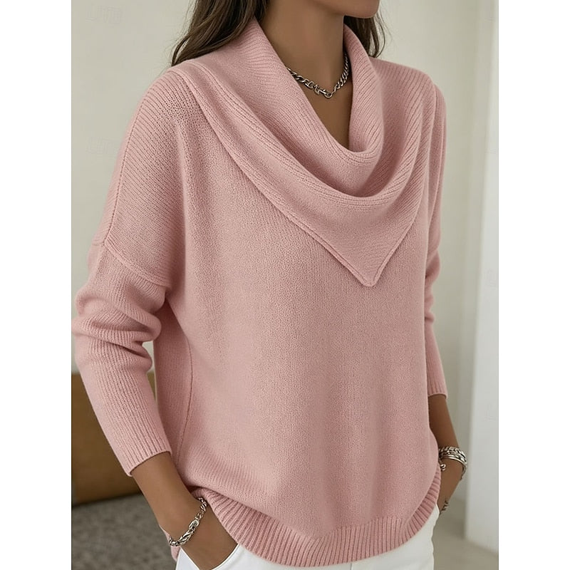 Astrid | Pull Élégant à Col Bénitier