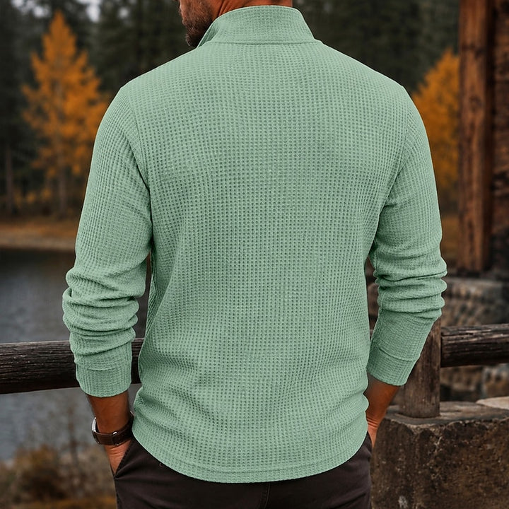 Gustave | Polo Texturé à Col Zippé