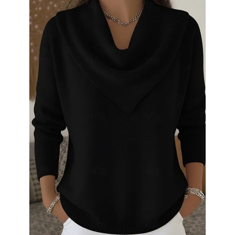 Astrid | Pull Élégant à Col Bénitier