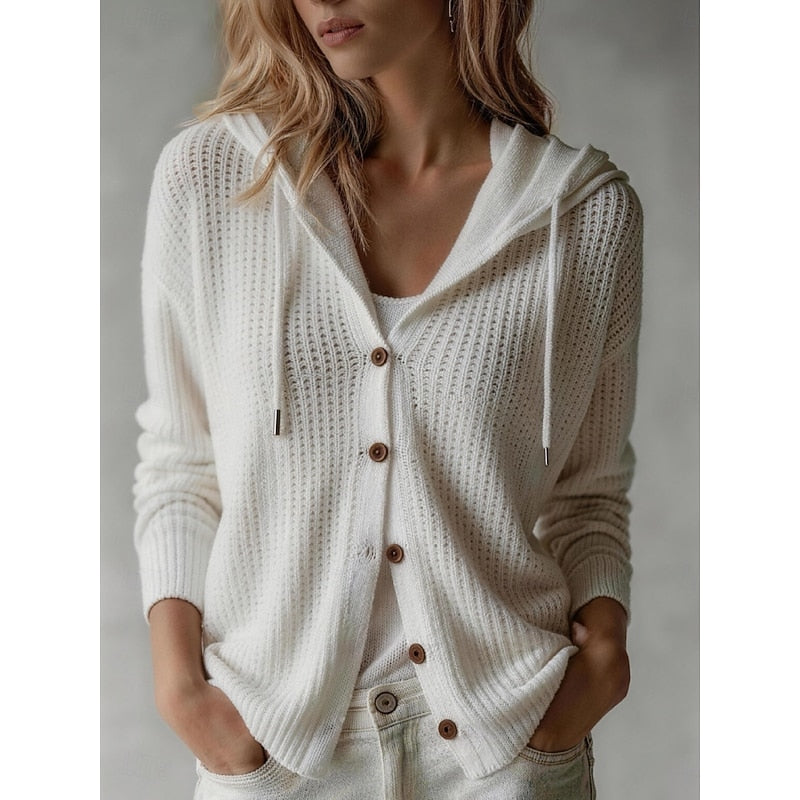 Philippine | Gilet Boutonné à Capuche