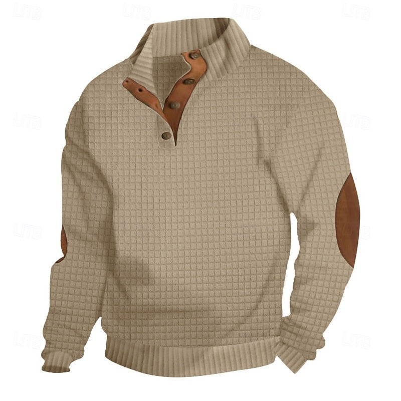 Gérald | Sweat Col Montant Texturé