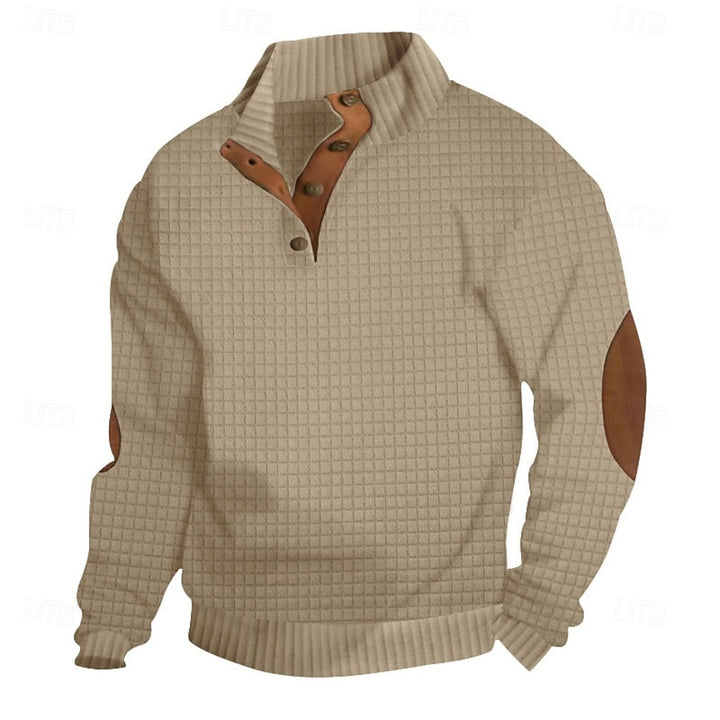 Gérald | Sweat Col Montant Texturé