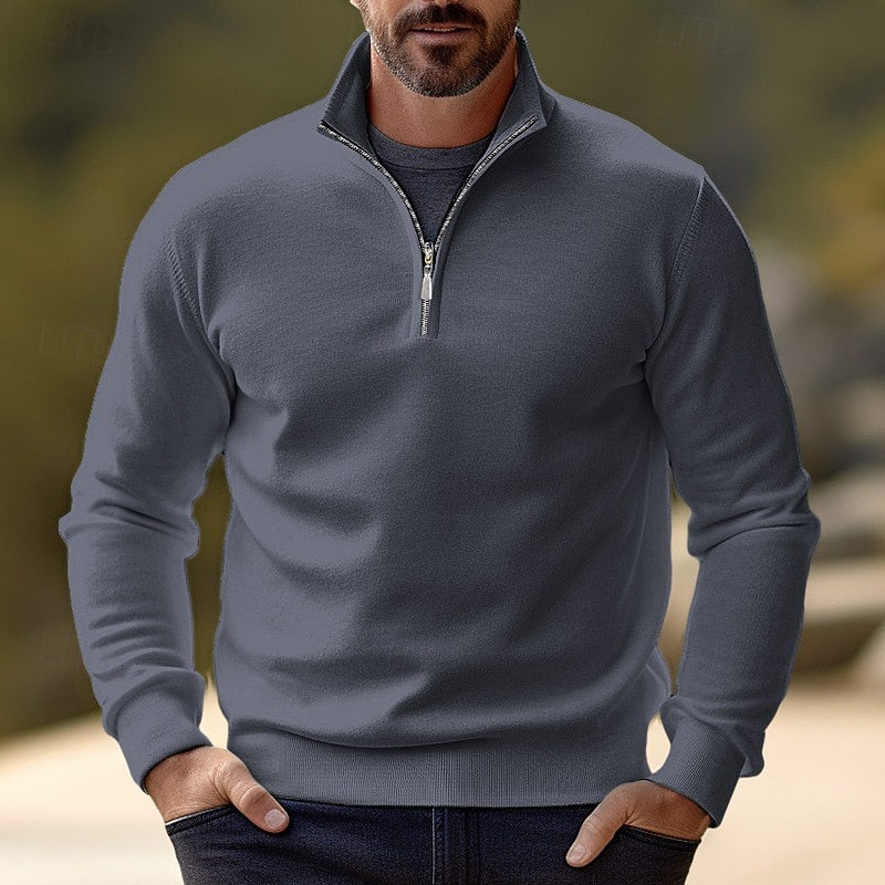 Antonin | Pull Col Montant Zippé