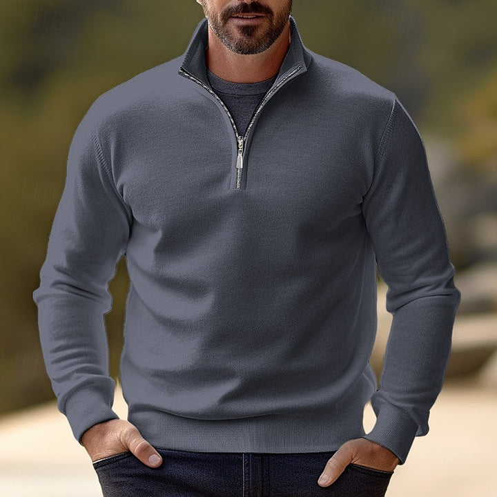 Antonin | Pull Col Montant Zippé