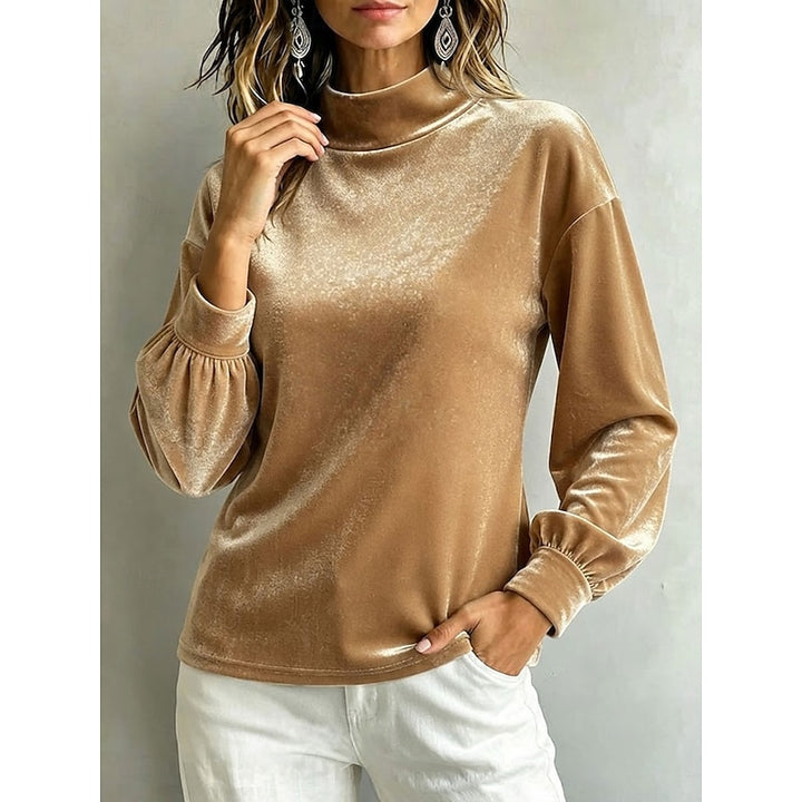 Clémentine | Blouse Élégante à Col Montant