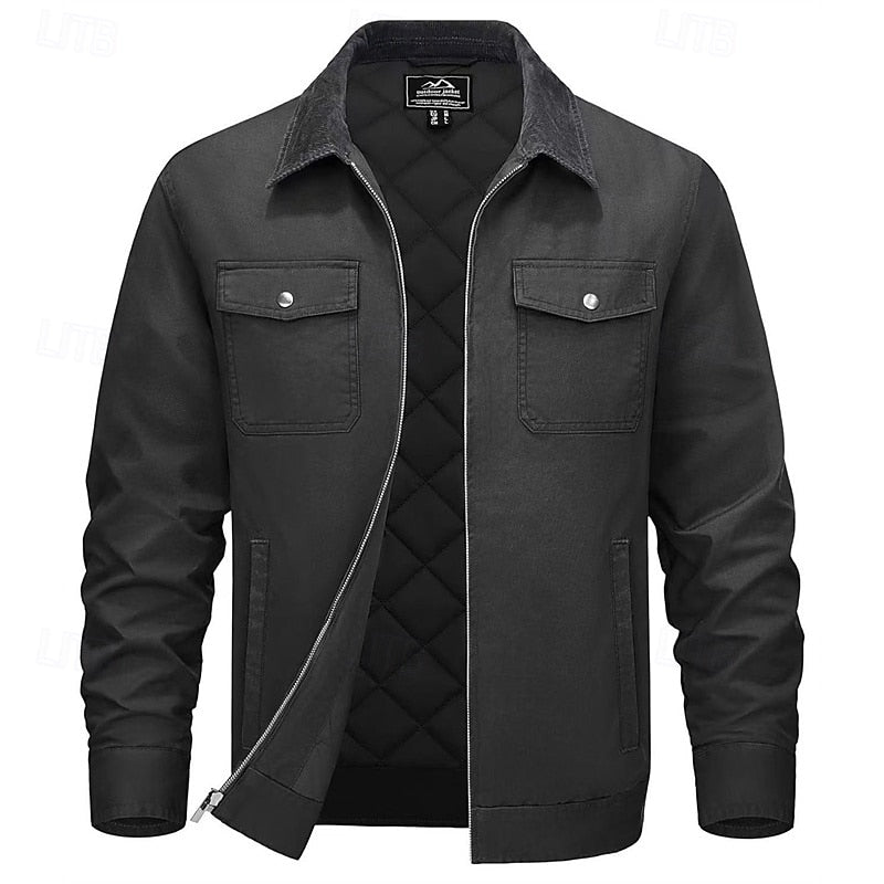 Gilbert | Veste Décontractée à Col Contrasté
