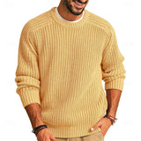 Pierre | Pull Côtelé Col Rond