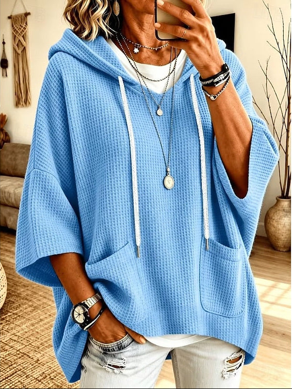 Danielle | Sweat à Capuche Ample et Texturé