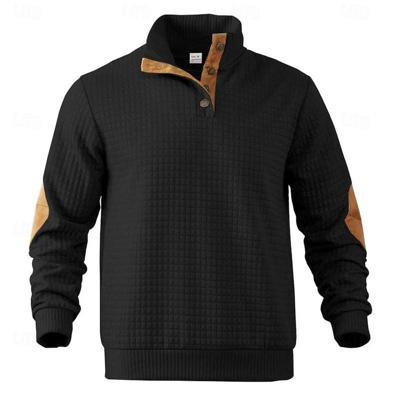 Gérald | Sweat Col Montant Texturé