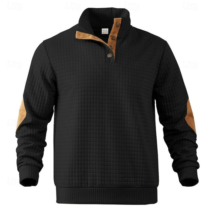 Gérald | Sweat Col Montant Texturé