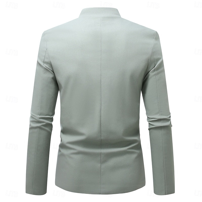 Henri | Veste Raffinée à Col Officier
