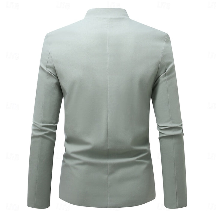 Henri | Veste Raffinée à Col Officier