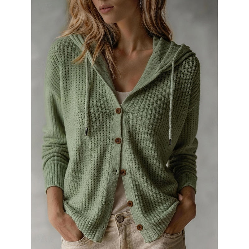 Philippine | Gilet Boutonné à Capuche
