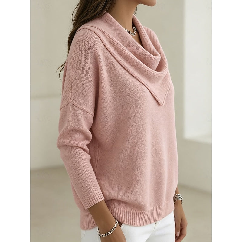 Astrid | Pull Élégant à Col Bénitier