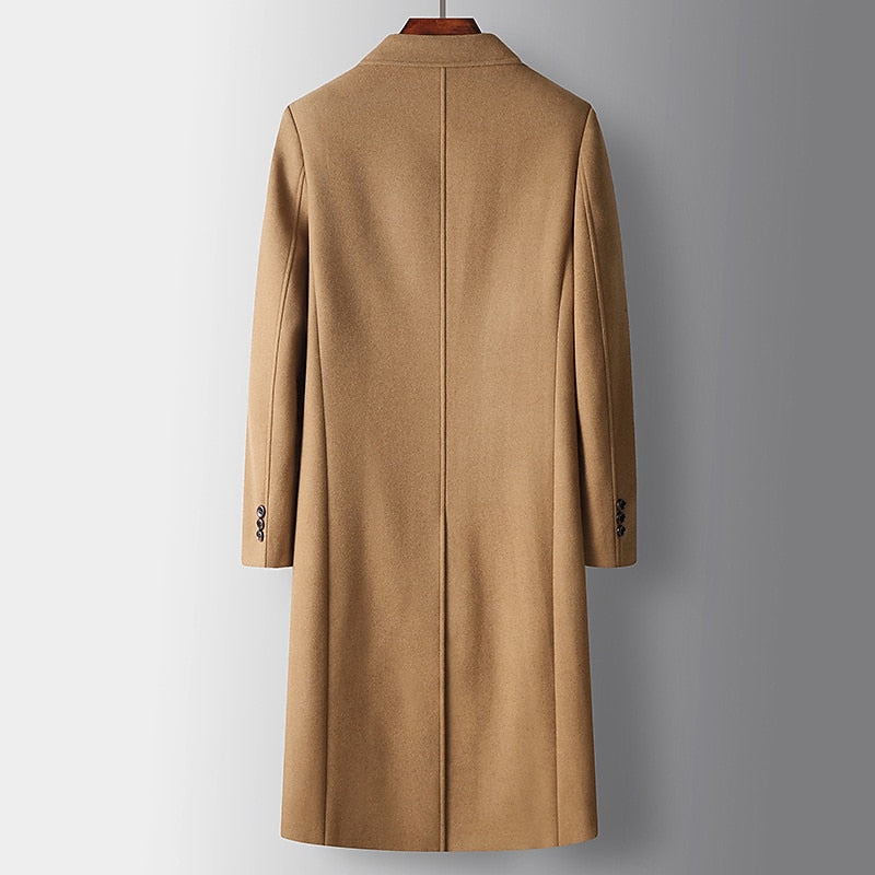 Séverin | Manteau Long Élégant Croisé