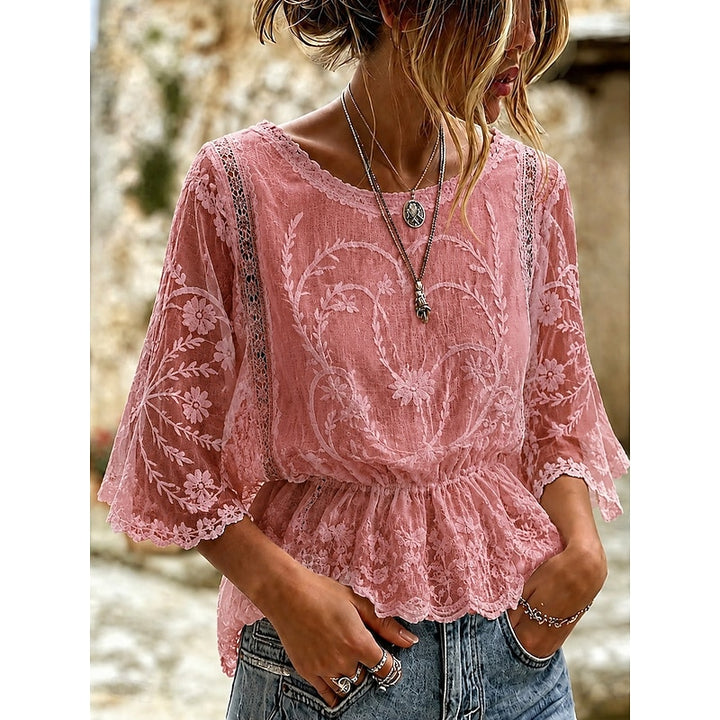 Joséane | Blouse Brodée Bohème