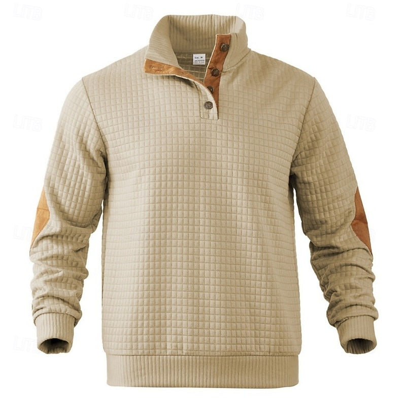Gérald | Sweat Col Montant Texturé